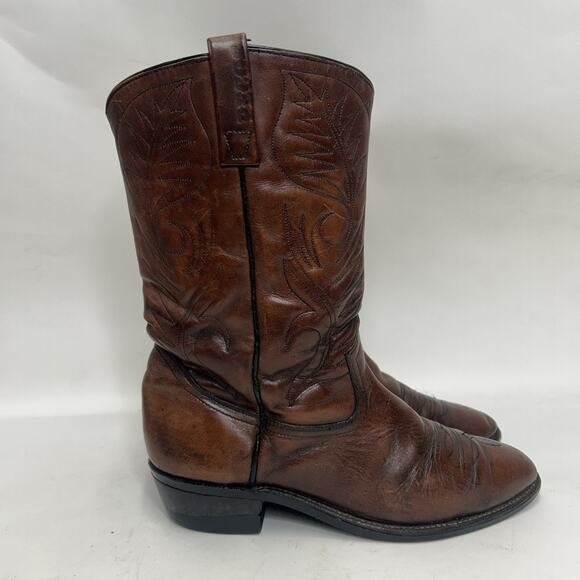 Vintage Red Wing 9801 Pecos Pull-On Cowboy Boots “Brown” main image 5